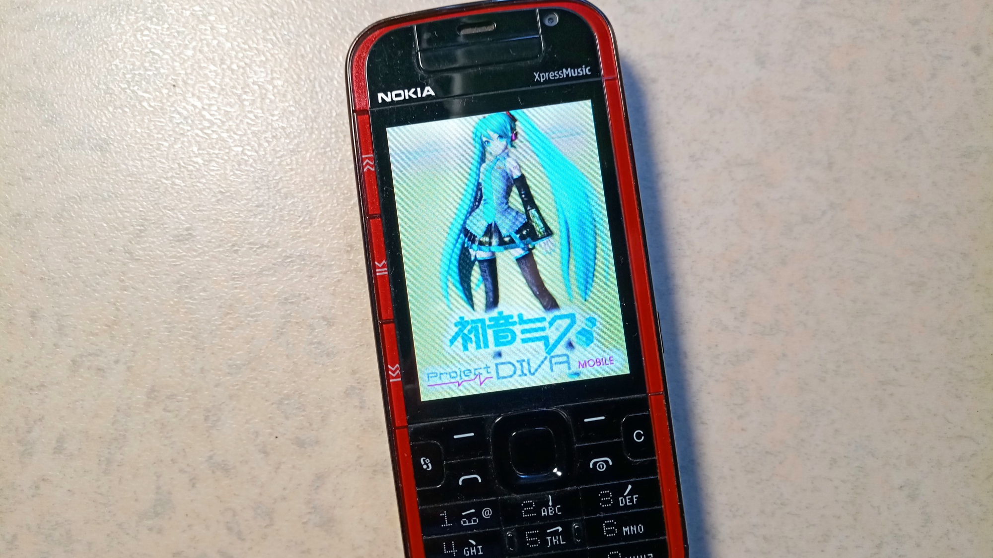功能机200多MB的JAVA游戏《初音未来》音游